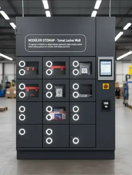 Tomat Locker Wall makine gorseli